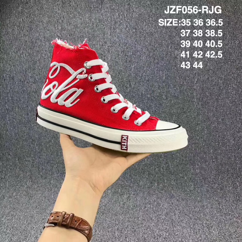 Authentic  KITH x Coca-Cola x CONVERSE Chuck Taylor 1970s Red